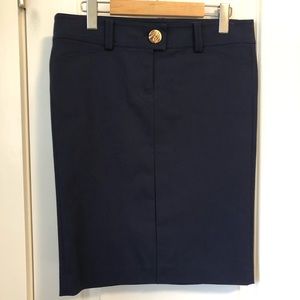 Marciano Navy Midi Skirt NWT
